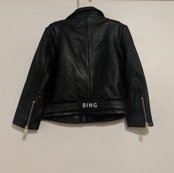 Anine Bing Kids Motley Moto Jacket - Picture 3 of 6